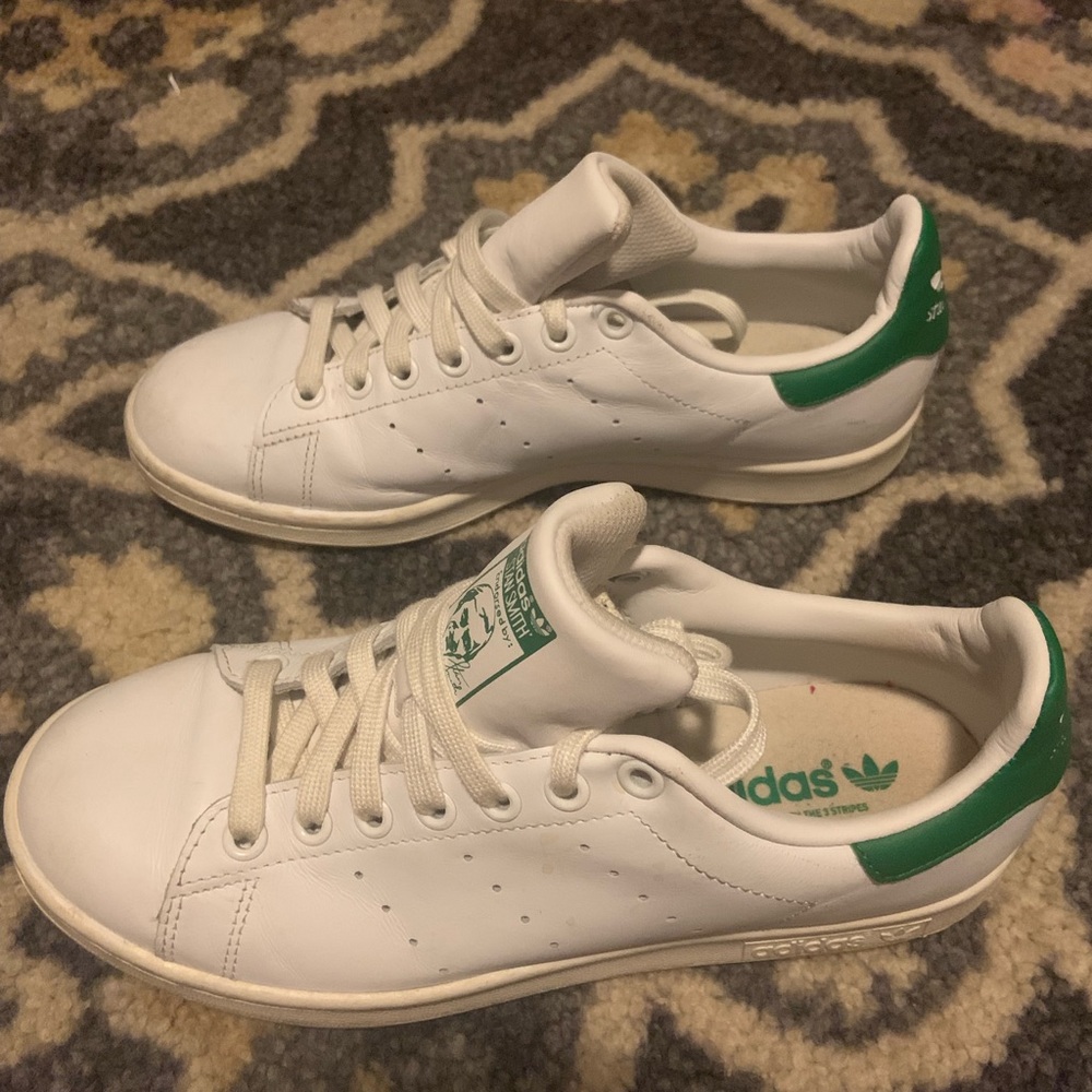 Stan Smith green and white adidas